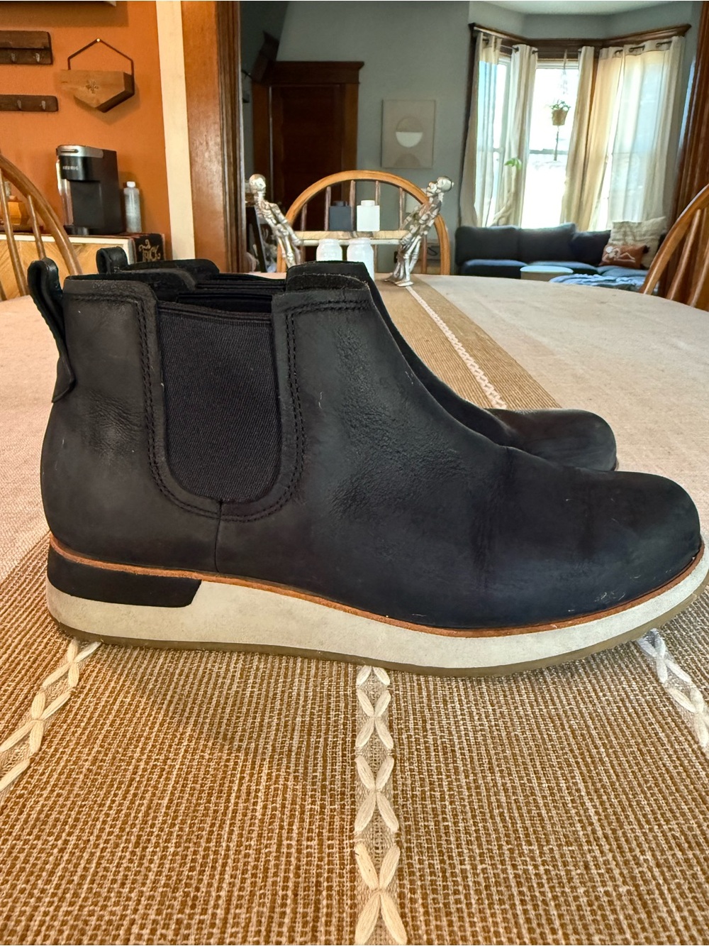 Merrell Black Chelsea-Style Slip-On Moto Boots